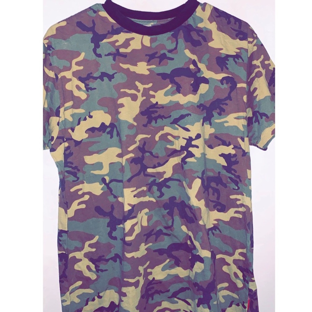 Green The Kylie Shop camo tee!